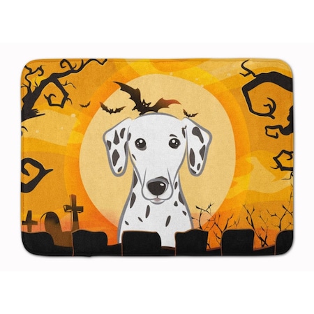 Carolines Treasures Halloween Dalmatian Machine Washable Memory Foam Mat BB1768RUG